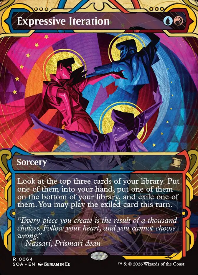Expressive Iteration, Secrets Of Strixhaven Mystical Archive Card Art