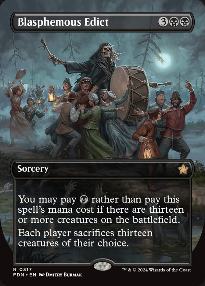Blasphemous Edict - Foil