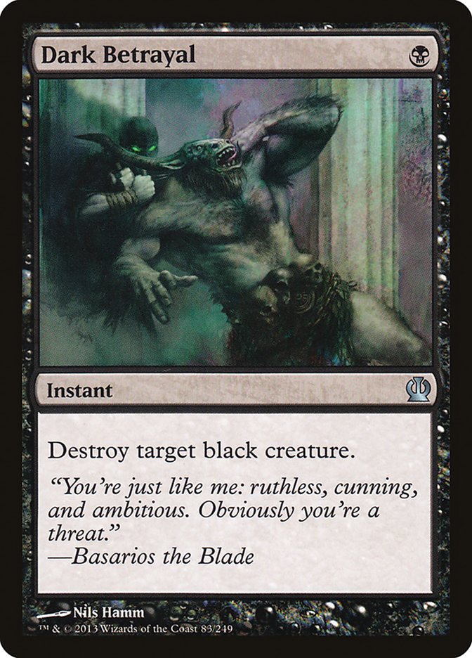 Dark Betrayal, Theros Card Art