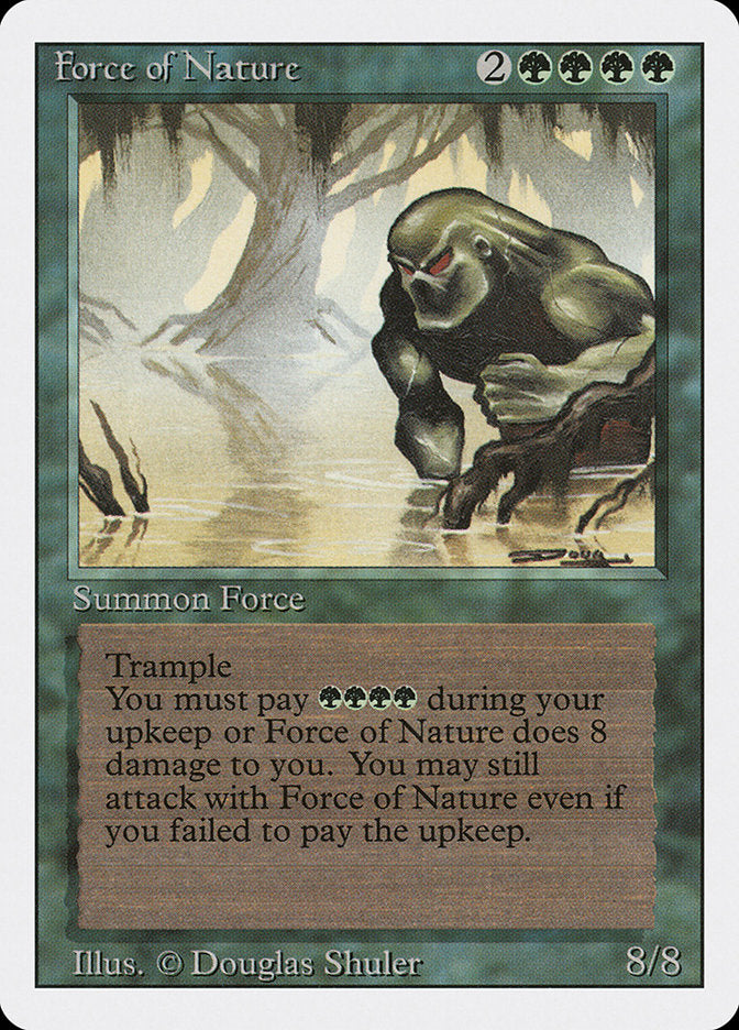 Force of Nature, Revised edition Card Art