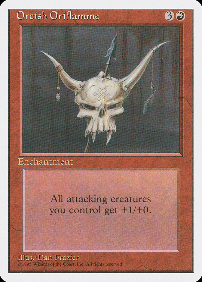 Orcish Oriflamme, Fourth edition Card Art