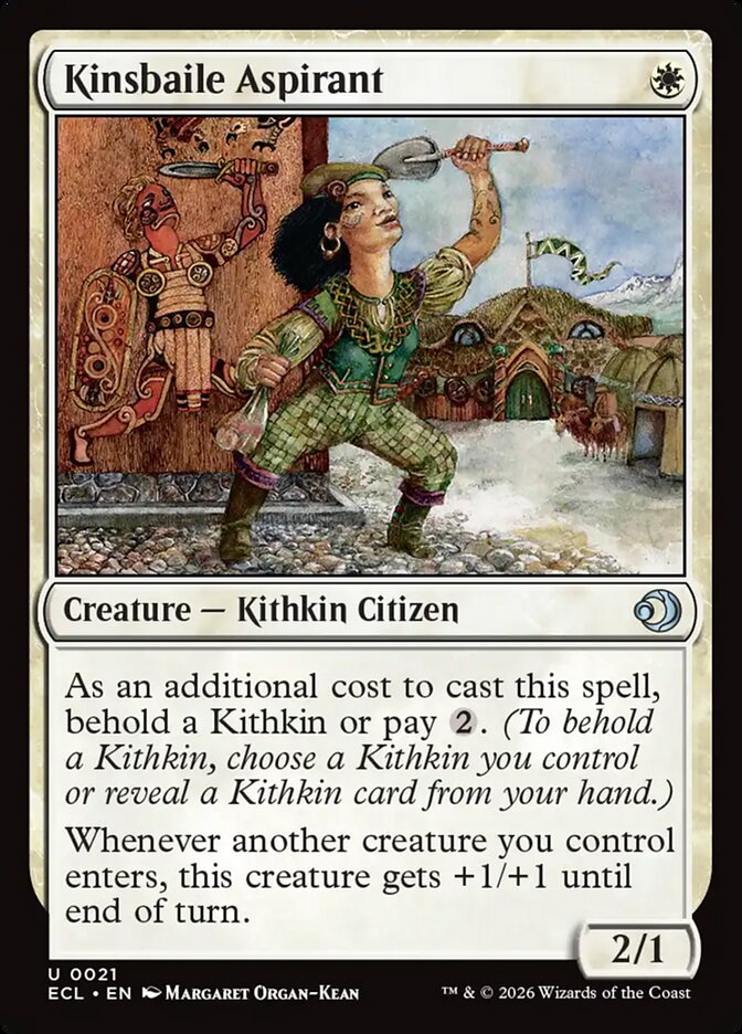 Kinsbaile Aspirant, Lorwyn Eclipsed Card Art