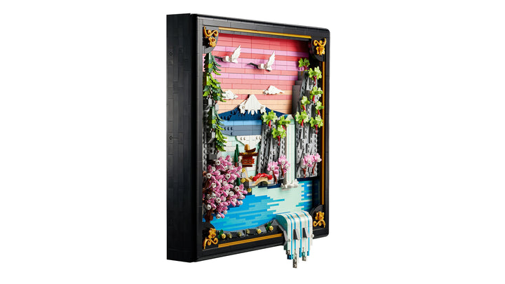 Lego - Japanese Cherry Blossom Landscape
