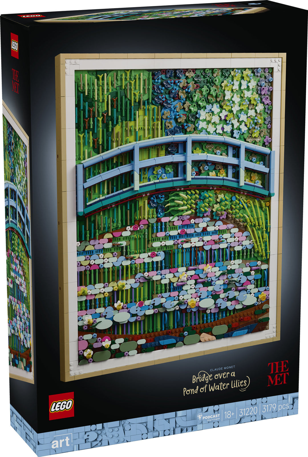 Lego - Bridge Over A Pond Of Water Lillies