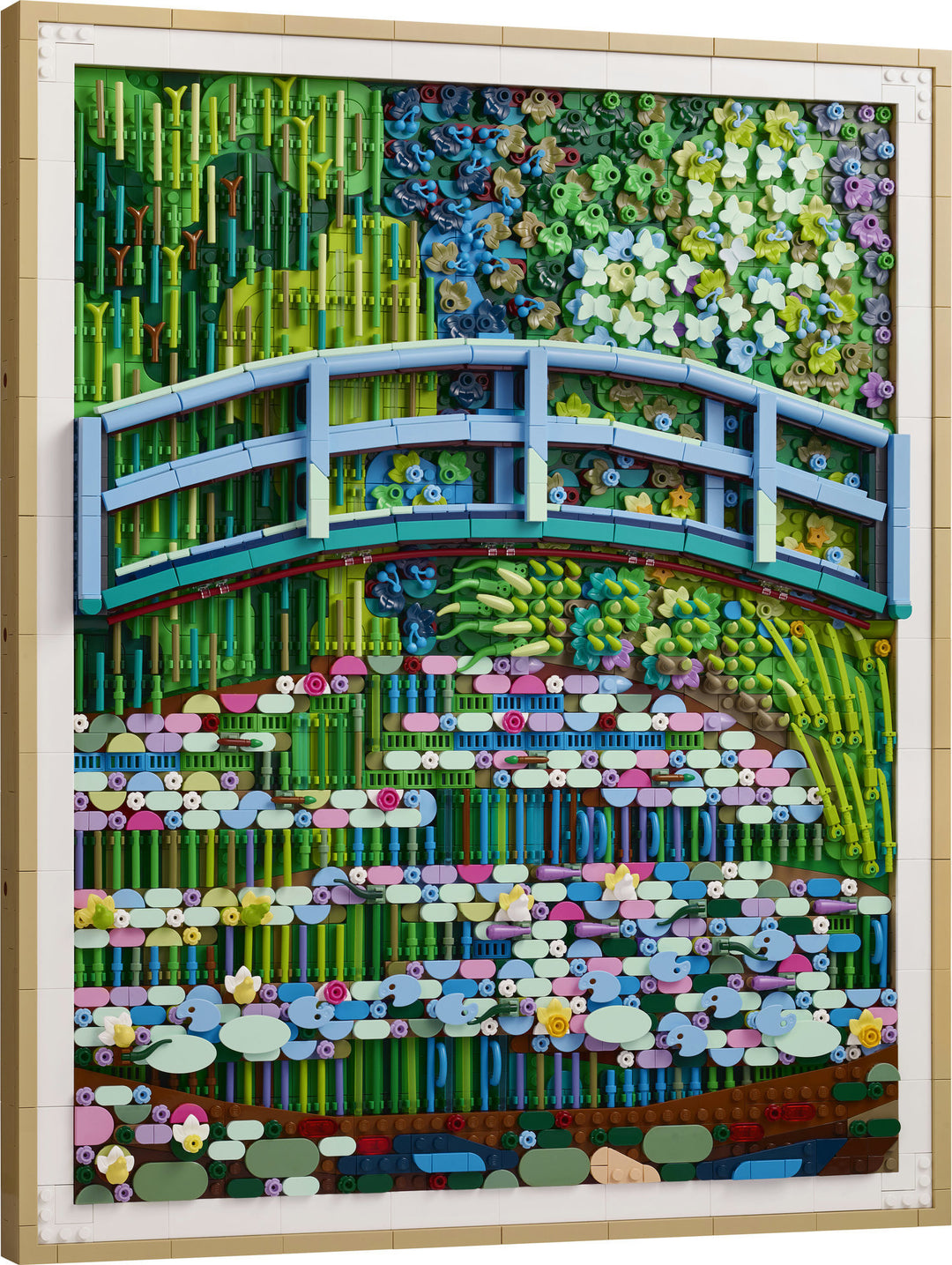 Lego - Bridge Over A Pond Of Water Lillies