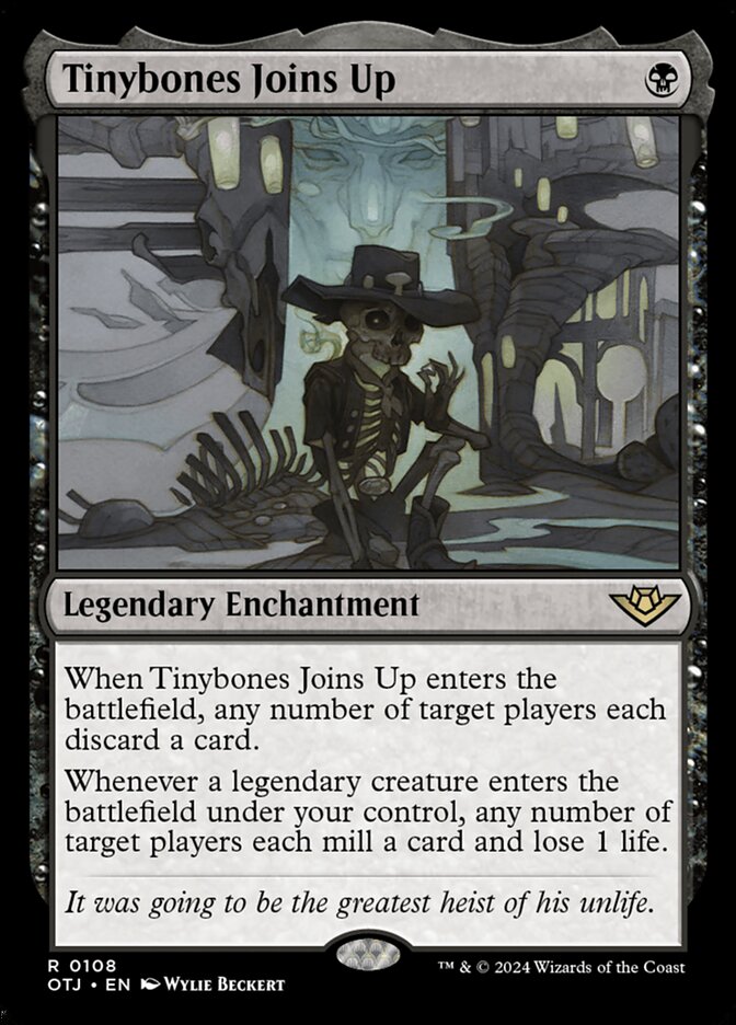 Tinybones Joins Up, Outlaws of thunder junction Card Art