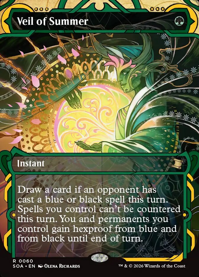 Veil of Summer, Secrets Of Strixhaven Mystical Archive Card Art
