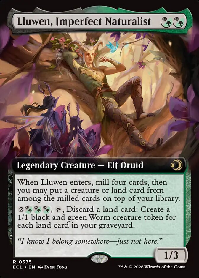 Lluwen, Imperfect Naturalist, Lorwyn Eclipsed Card Art