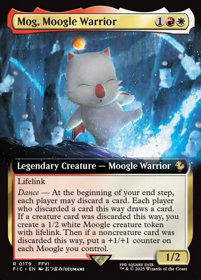 Mog, Moogle Warrior, Final fantasy commander Card Art