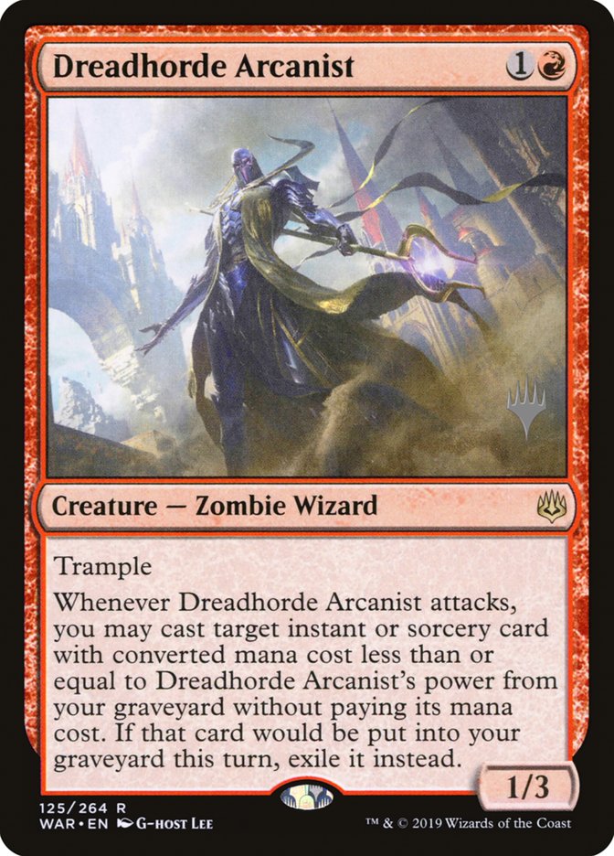 Dreadhorde Arcanist, War of the spark promos Card Art