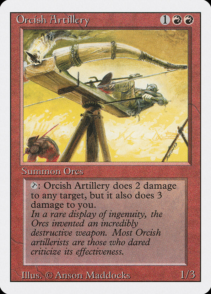 Orcish Artillery, Revised edition Card Art