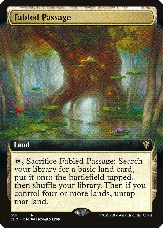 Fabled Passage, Throne of eldraine Card Art