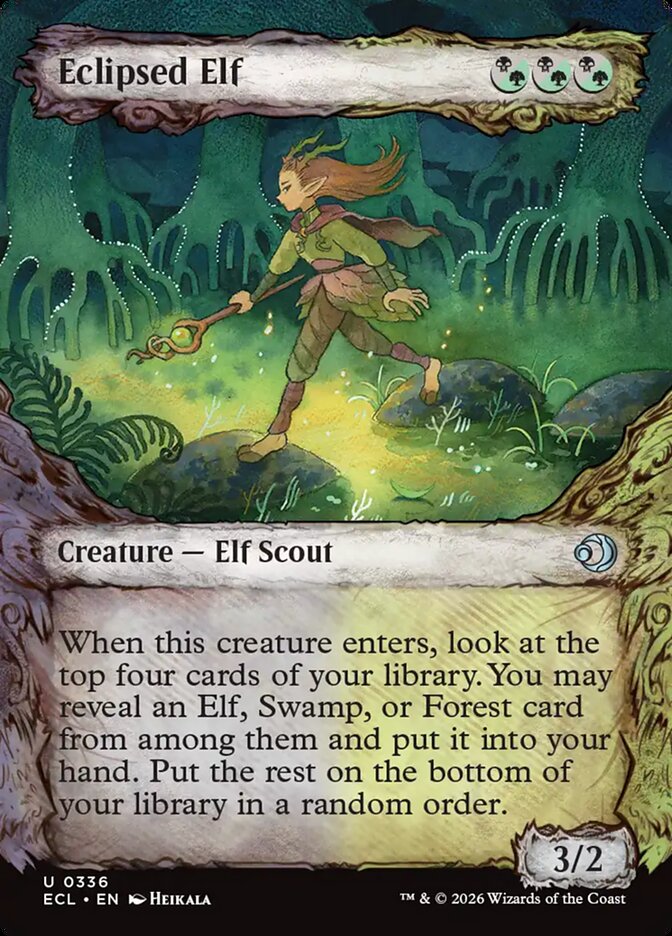 Eclipsed Elf, Lorwyn Eclipsed Card Art