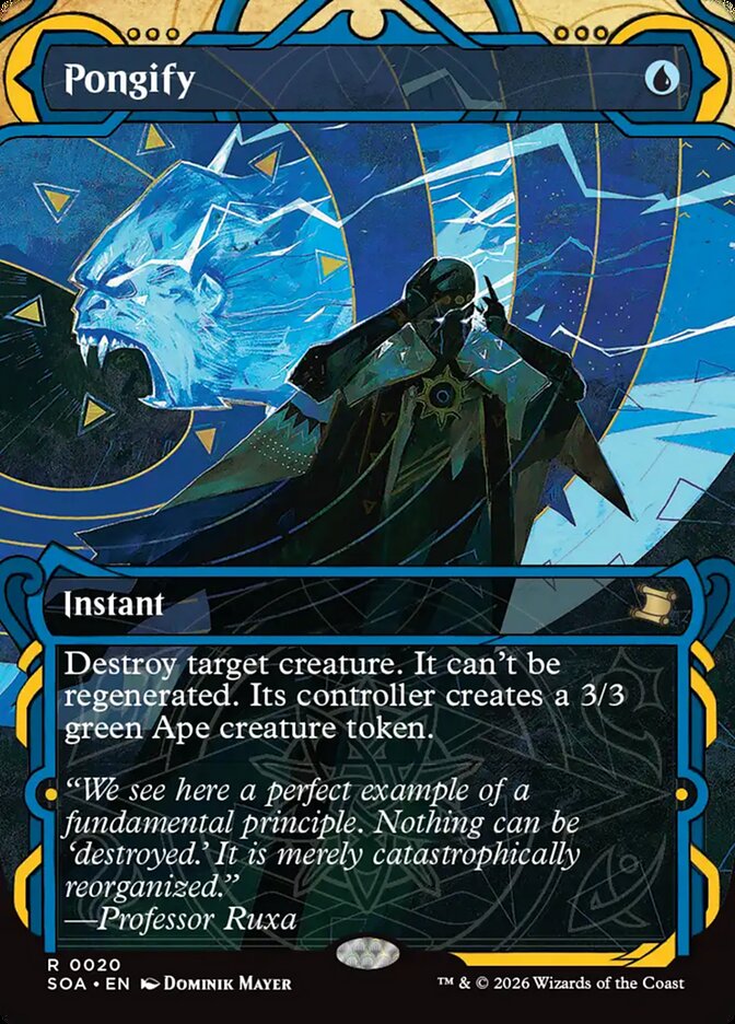 Pongify, Secrets Of Strixhaven Mystical Archive Card Art