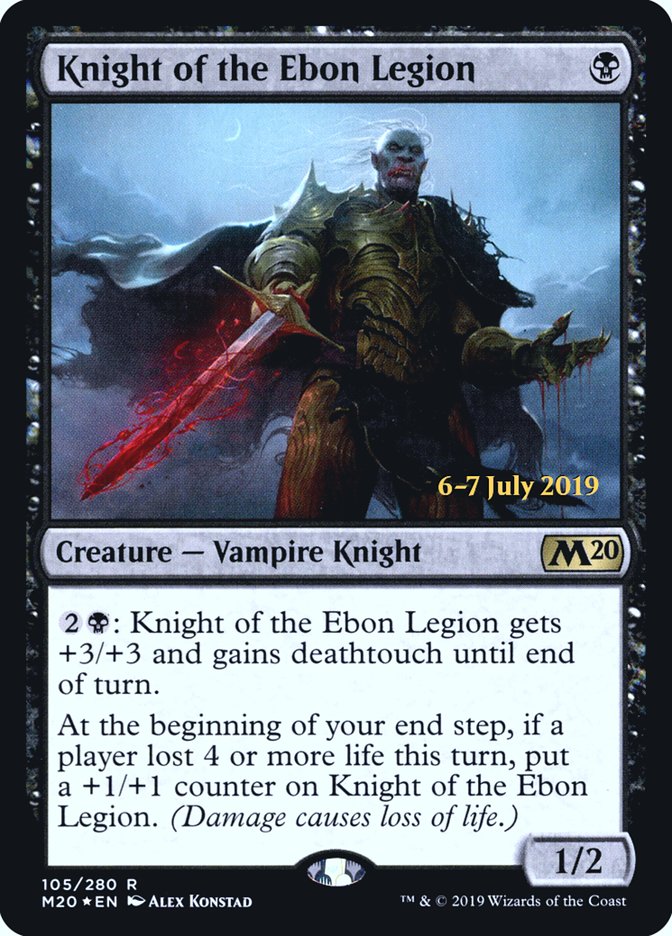 Knight of the Ebon Legion, Core Set 2020 Promos Card Art