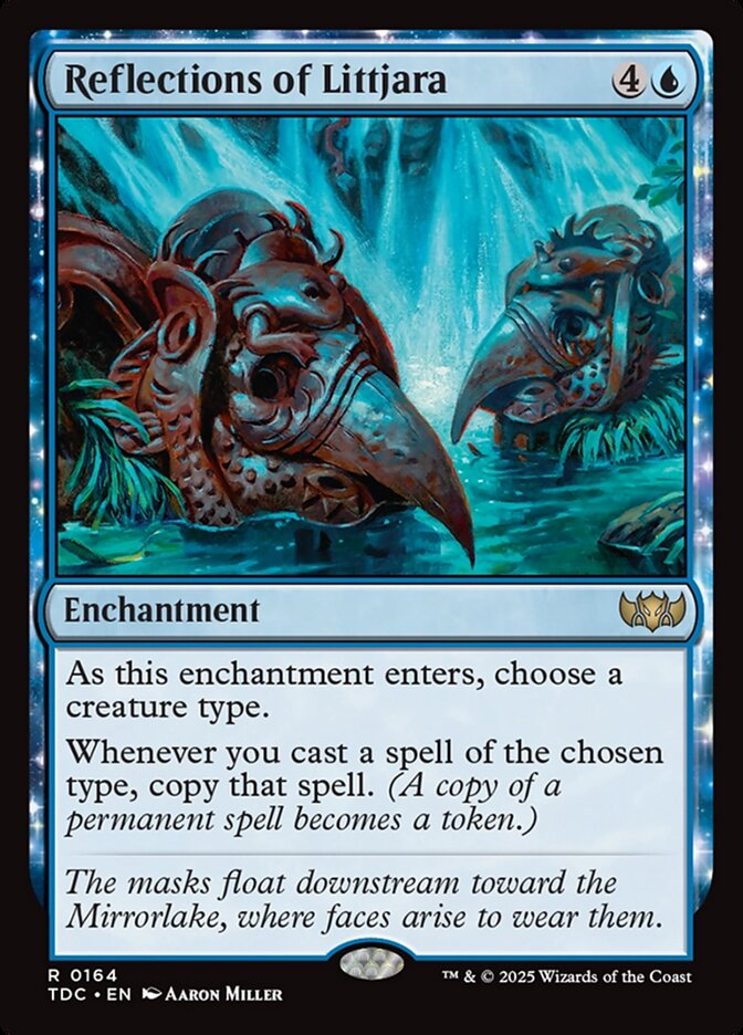 Reflections of Littjara, Tarkir: Dragonstorm Commander Card Art