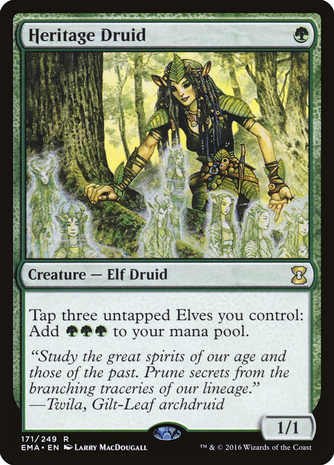Heritage Druid, Eternal Masters Card Art