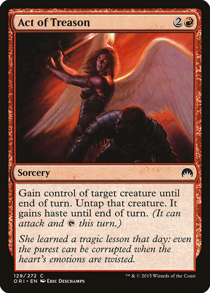 Act of Treason, Magic Origins Card Art