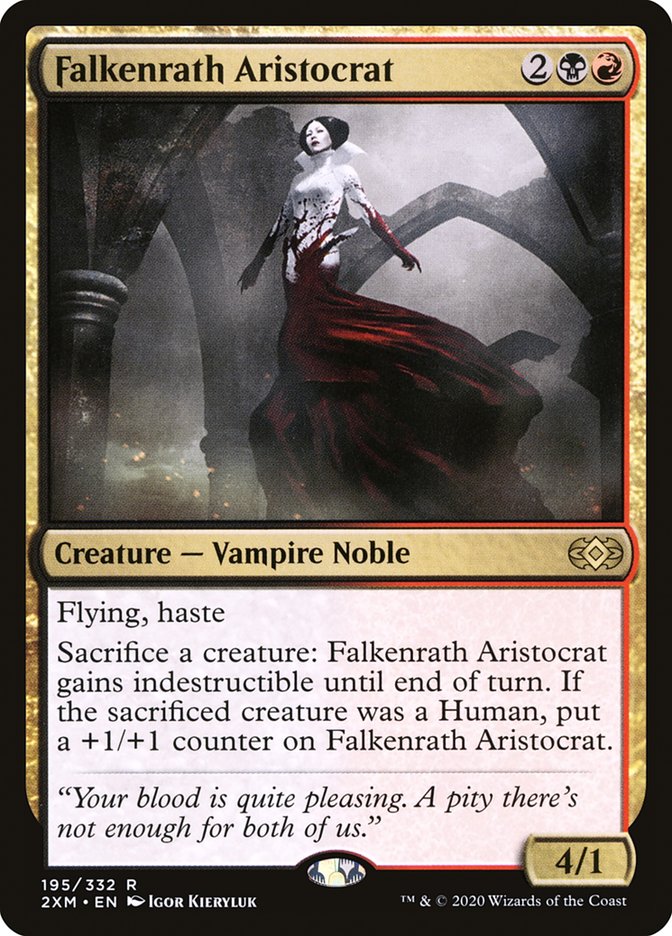 Falkenrath Aristocrat, Double masters Card Art