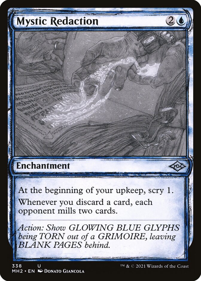 Mystic Redaction, Modern horizons 2 Card Art