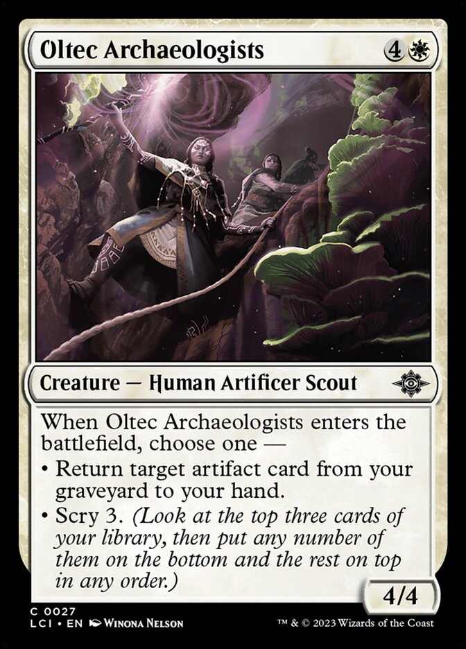 Oltec Archaeologists, The lost caverns of ixalan Card Art