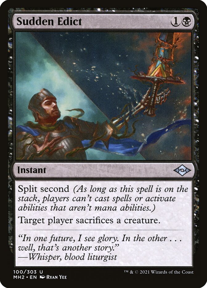 Sudden Edict, Modern horizons 2 Card Art