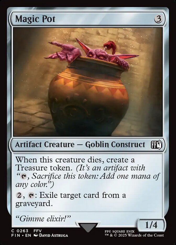 Magic Pot, Final fantasy Card Art