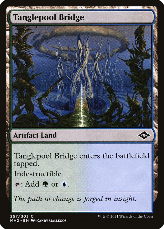 Tanglepool Bridge, Modern horizons 2 Card Art