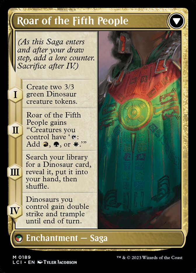 Huatli, Poet of Unity // Roar of the Fifth People, The Lost Caverns Of Ixalan Card Art