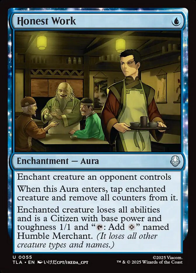 Honest Work, Avatar: The Last Airbender Card Art