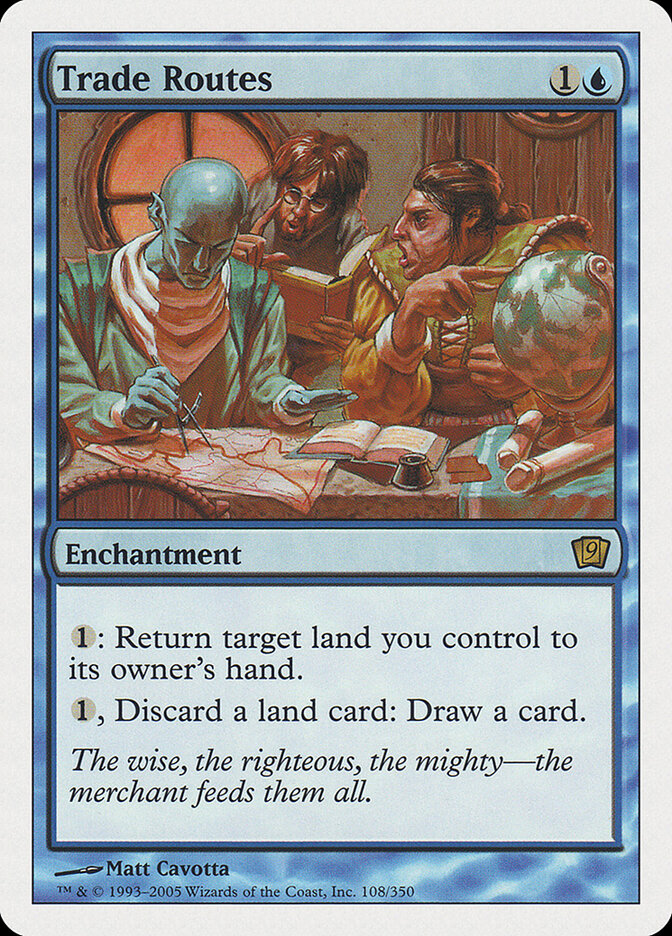 Trade Routes, Ninth Edition Card Art