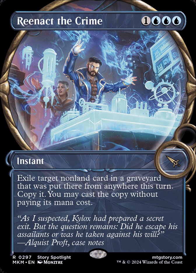 Reenact the Crime, Murders At Karlov Manor Card Art