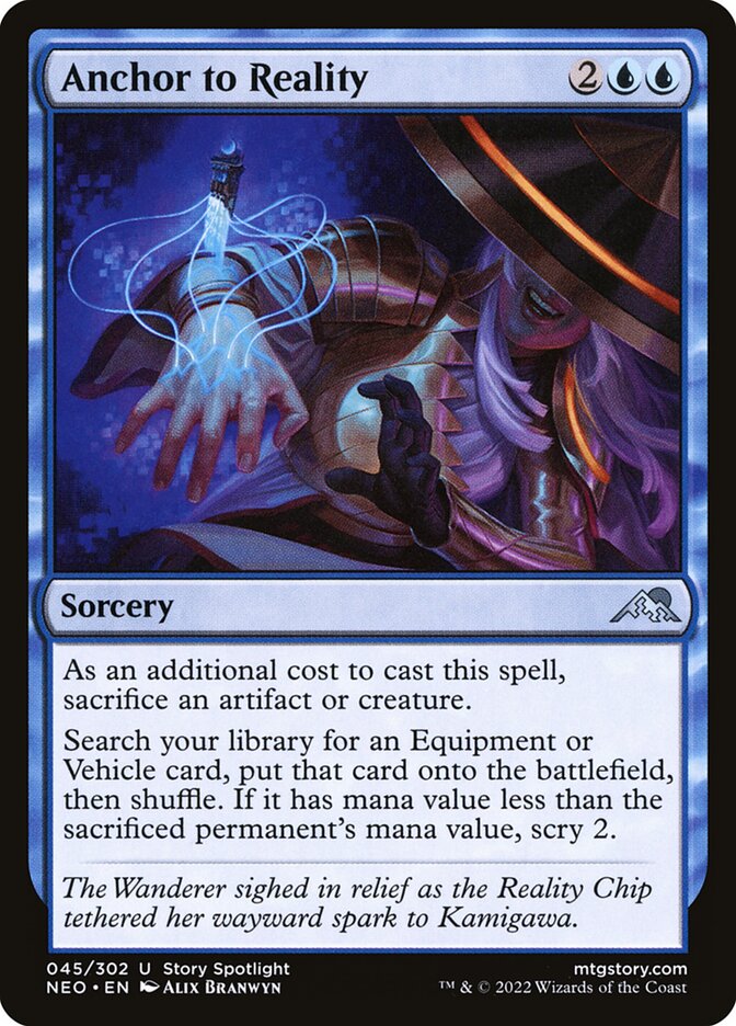 Anchor to Reality, Kamigawa: Neon Dynasty Card Art