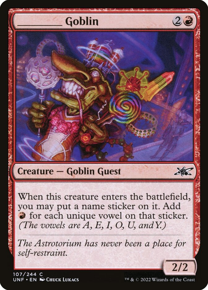 ________ Goblin, Unfinity Card Art