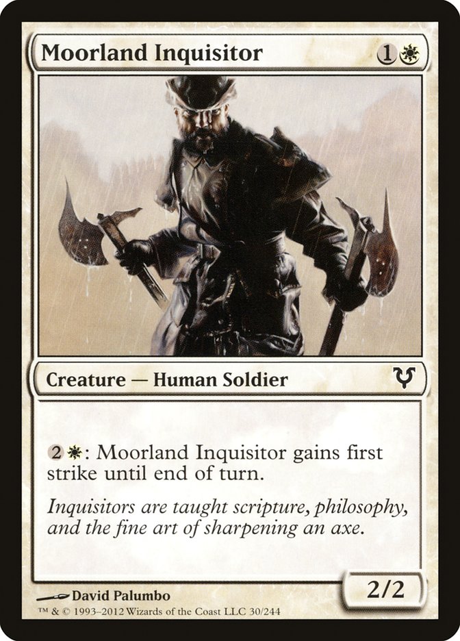Moorland Inquisitor, Avacyn restored Card Art