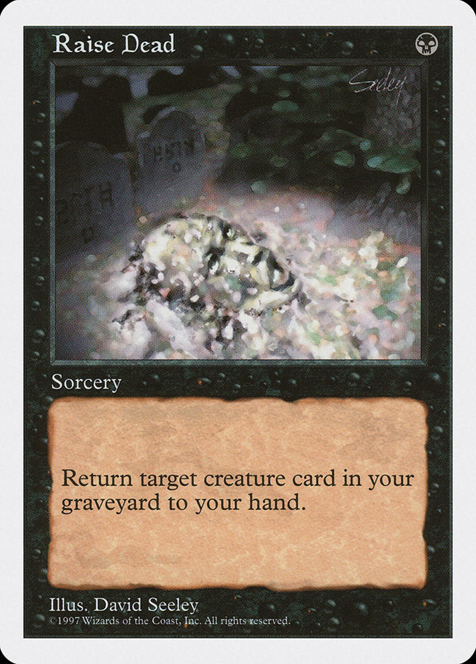 Raise Dead, Fifth edition Card Art