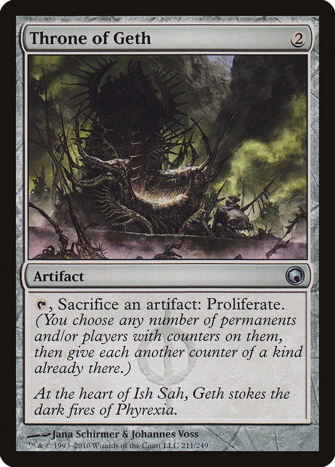 Throne of Geth, Scars Of Mirrodin Card Art