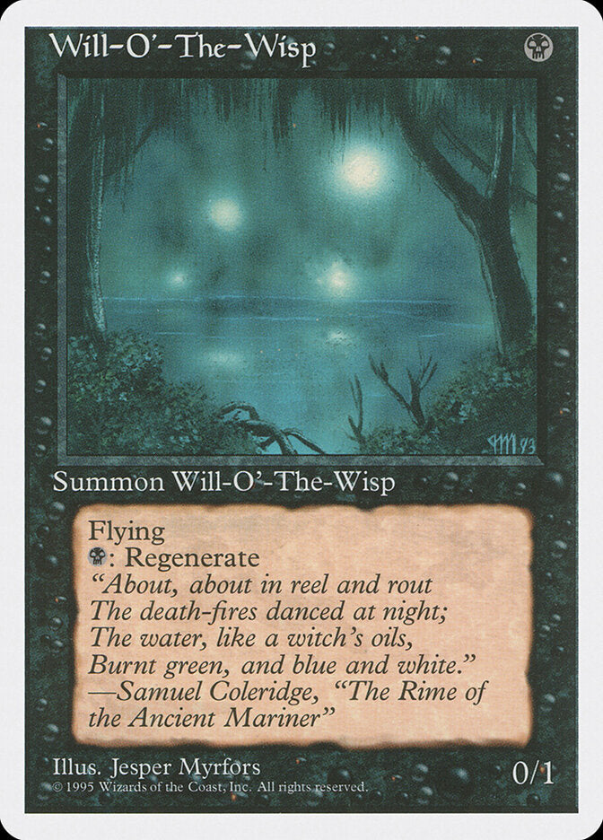Will-o'-the-Wisp, Fourth Edition Card Art