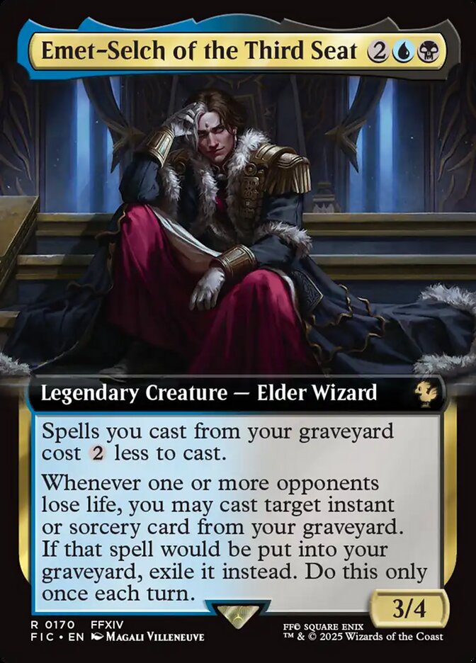 Emet-Selch of the Third Seat, Final Fantasy Commander Card Art