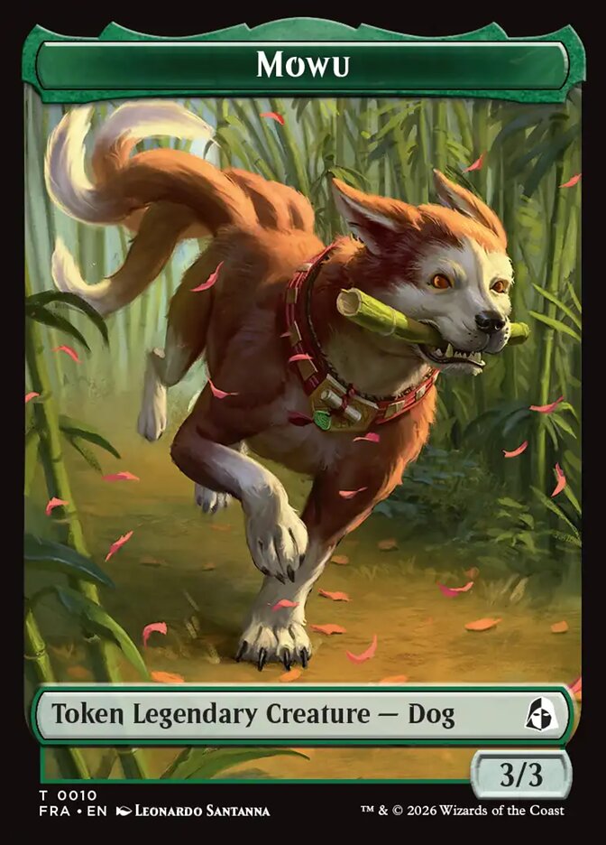 Mowu, Reality Fracture Tokens Card Art