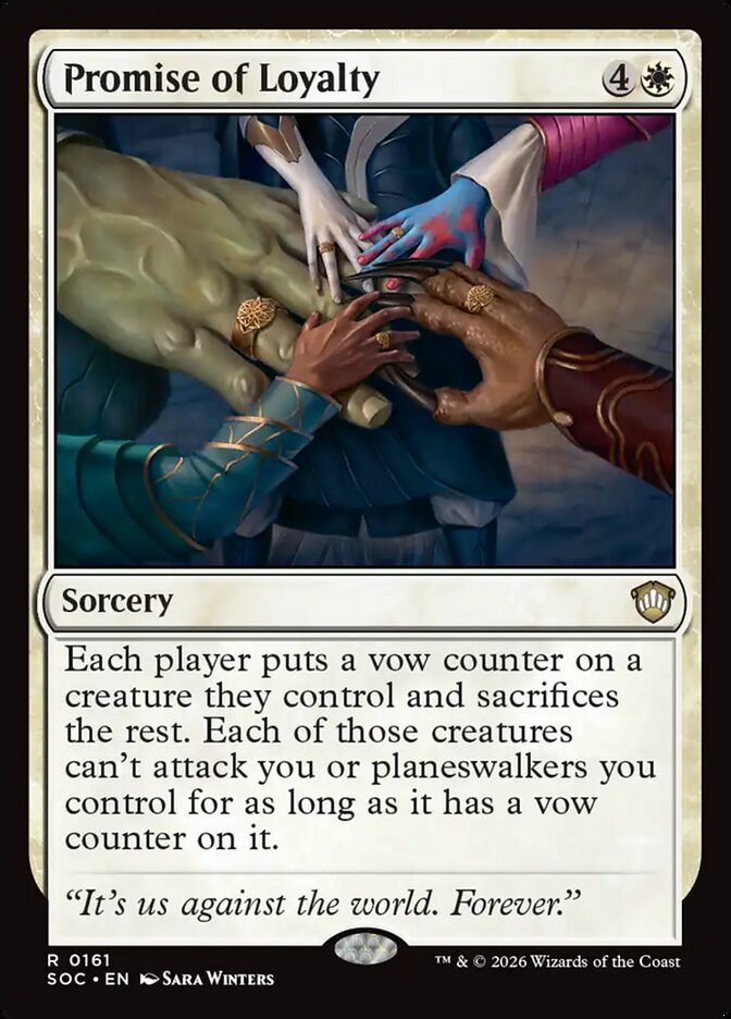 Promise of Loyalty, Secrets Of Strixhaven Commander Card Art