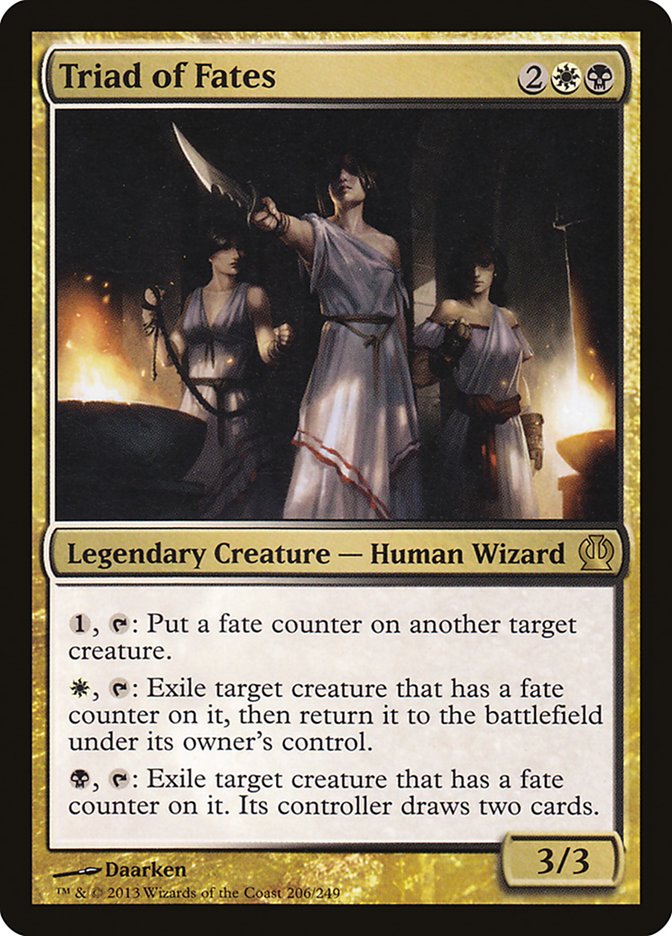 Triad of Fates, Theros Card Art