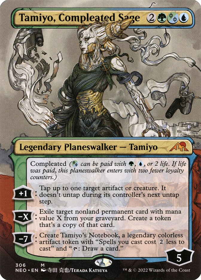 Tamiyo, Compleated Sage, Kamigawa: neon dynasty Card Art