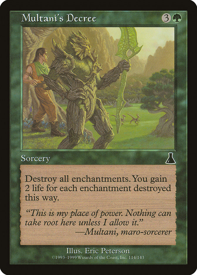 Multani's Decree - Foil