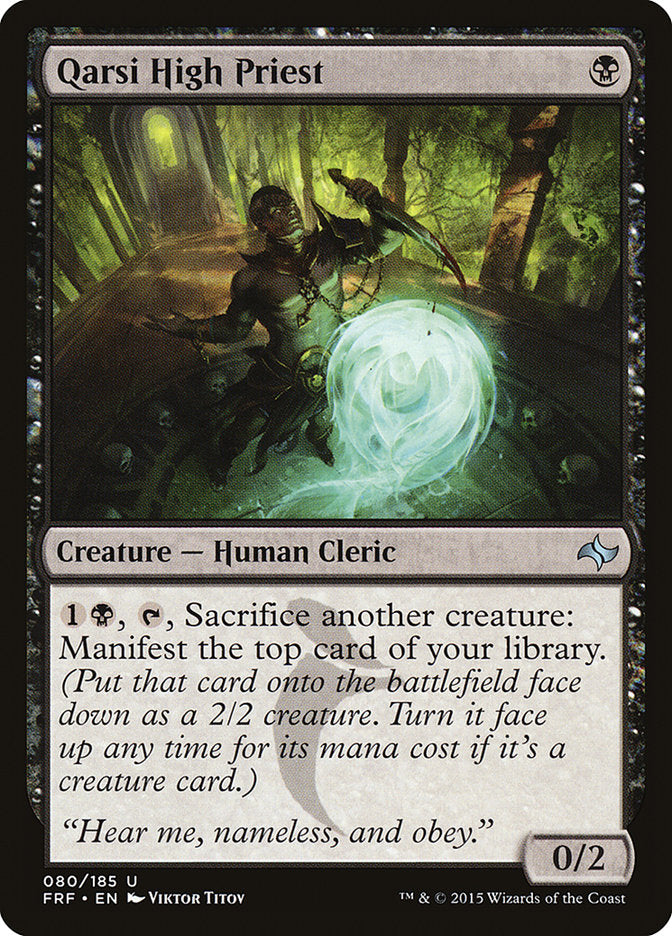 Qarsi High Priest, Fate Reforged Card Art