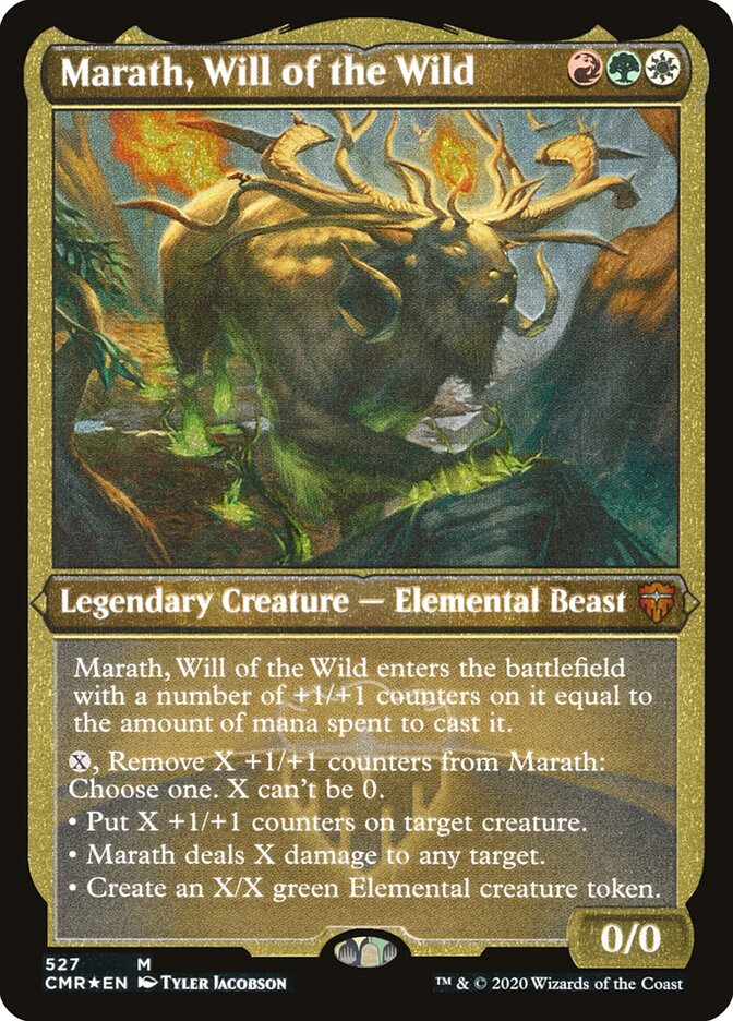 Marath, Will of the Wild - Etched Foil