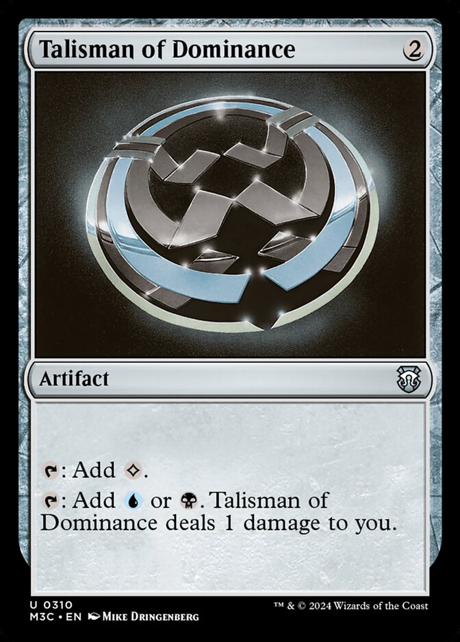 Talisman of Dominance, Modern Horizons 3 Commander Card Art