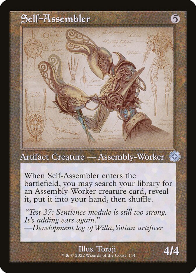 Self-Assembler, The Brothers' War Retro Artifacts Card Art