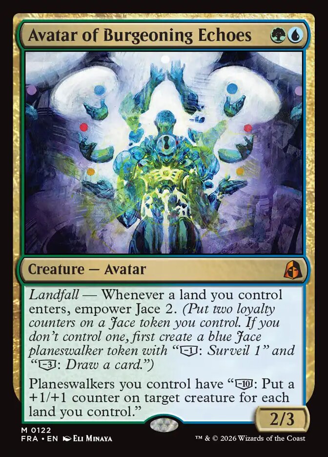 Avatar of Burgeoning Echoes, Reality Fracture Card Art