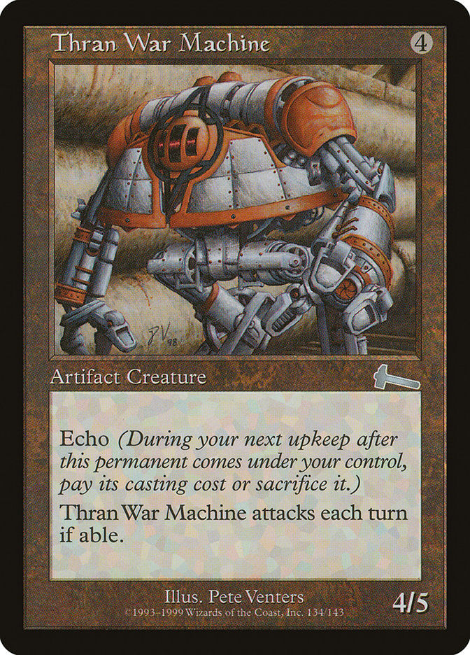 Thran War Machine, Urza's legacy Card Art